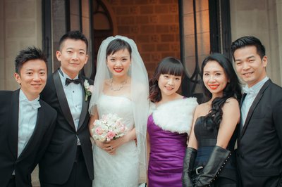 Hong Kong Newlyweds and friends Castle Hluboka