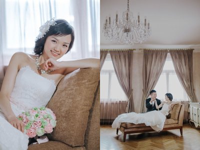 Gorgeous Hong Kong Bride & Groom Luxury Suite Prague