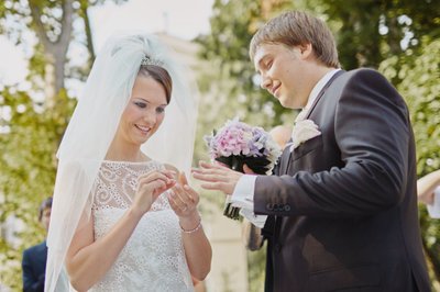 bride and ring