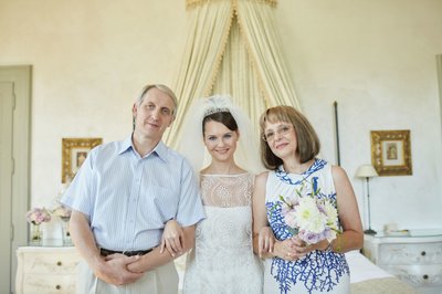 Father, Bride, Mother