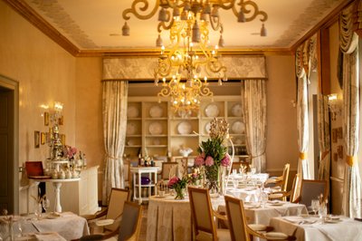 Interior of dining room