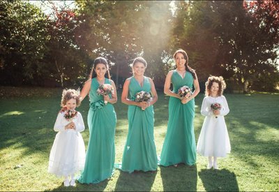 Brazilian Bridesmaids Irish Flowergirls 