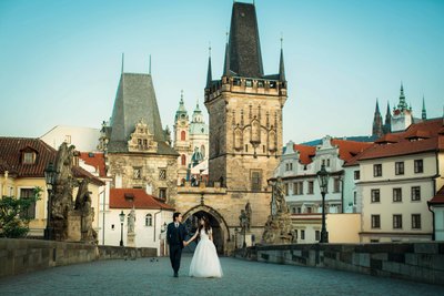Blue Hour atop the Charles Bridge