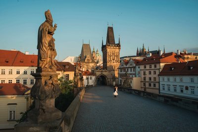 Dancing Atop Charles Bridge