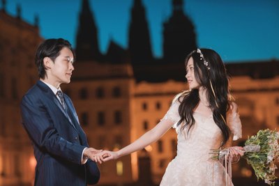 Holding Hands Prague Castle