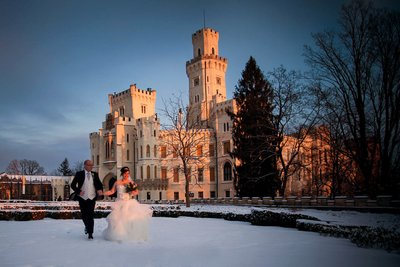 Winter Weddings Castle Hluboka nad Vltavou