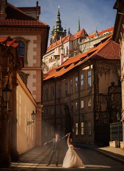 inspired by La La Land - dancing in Mala Strana