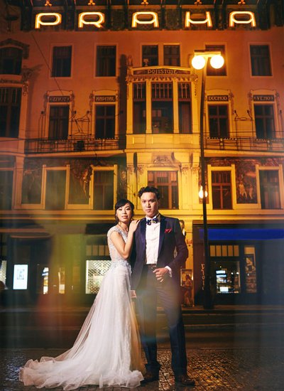 Sexy Macau couple striking a pose