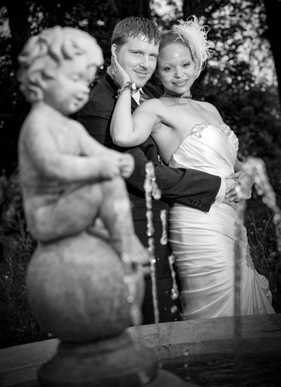 Boneza & Daryl - Chateau Mcely wedding portrait