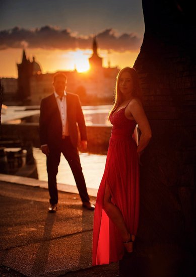 Sexy Czech Couple Marketa & Jiri Sunrise Prague