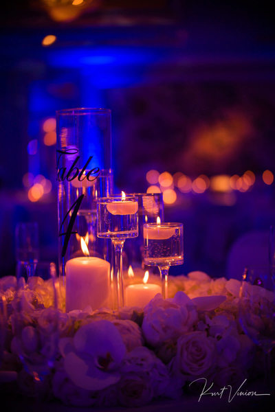 Candle and table details Four Seasons 