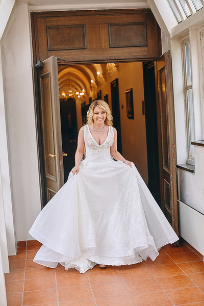 radiant bride at Hotel Stejkl