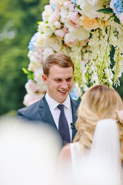 The happy Groom Sergio