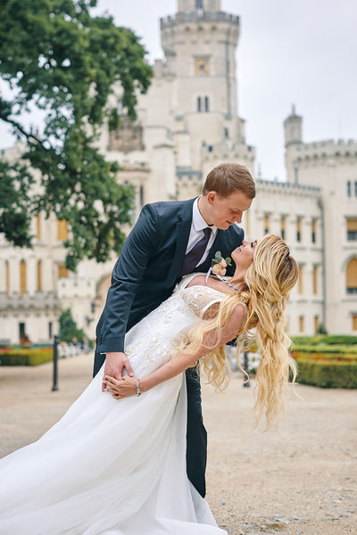 Dancing Newlyweds Hluboka Castle