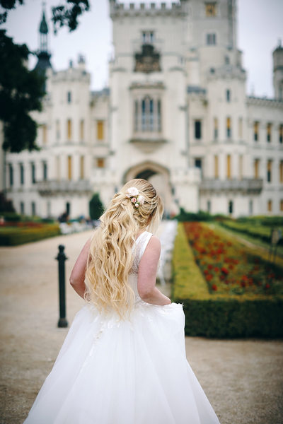 bride hair piece 