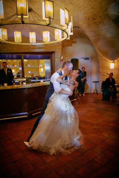 Newlyweds 1st Dance at St. Thomas Brewery, Prague