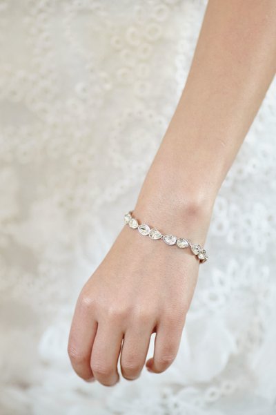 Diamond bracelet for the bride