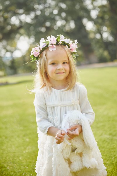 Flower Girl Chateau Mcely Wedding