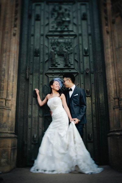 Vintage Style NYC Couple St. Vitus