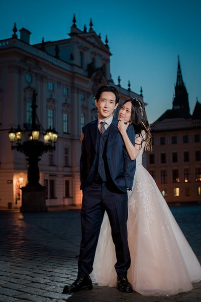 Sexy South Korean Newlyweds at Castle