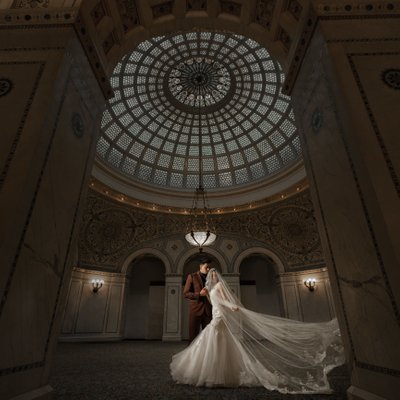 Chicago Cultural Center Wedding Photography