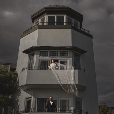 Hotel Bellwether Wedding Photo