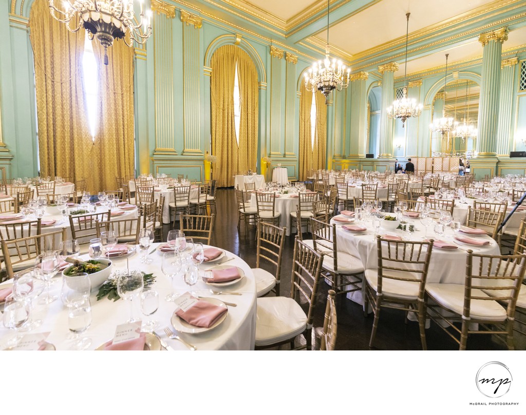 Luxurious Wedding Reception Green Room San Francisco 