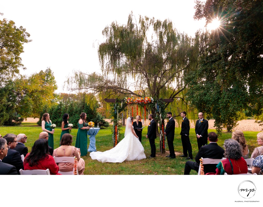 Enchanting Outdoor Wedding Ceremony