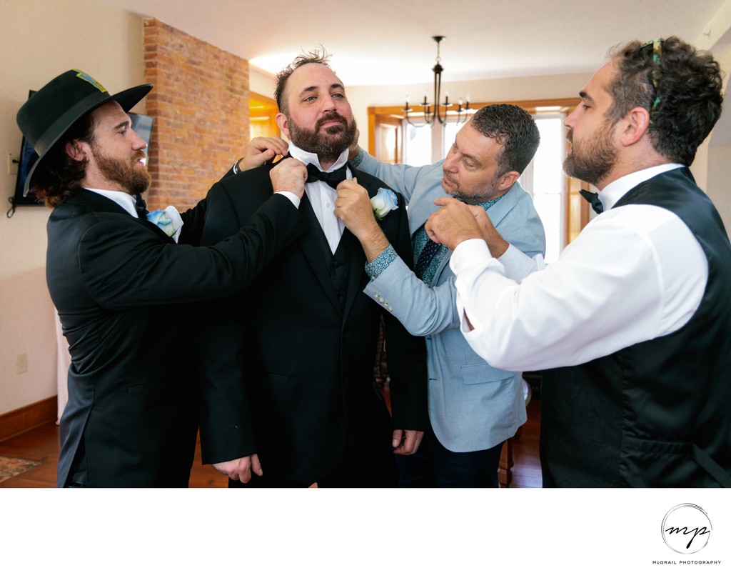 Groom and Groomsmen: Getting Ready for the Big Day