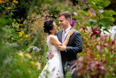 Romantic Garden Wedding Photo