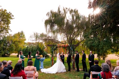 Enchanting Outdoor Wedding Ceremony