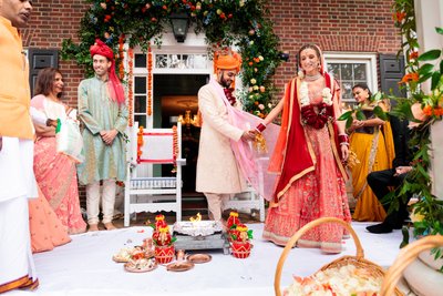 Vibrant Traditional Indian Wedding Ceremony