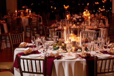 Timeless Candlelit Wedding Reception Tables