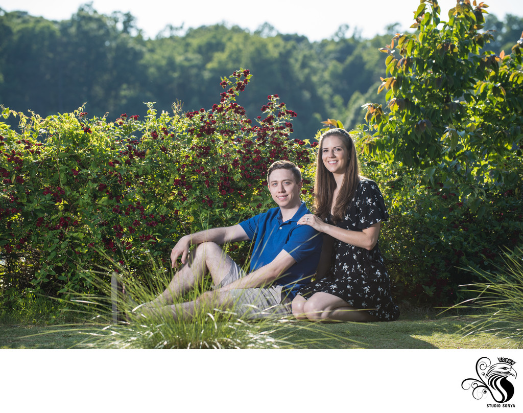Engagement Session at Historic Yates Mill County Park