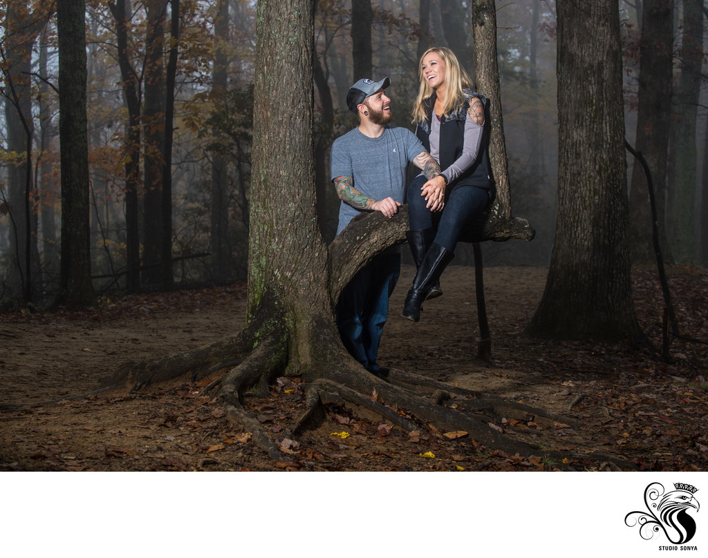 Engagement Session at Hanging Rock State Park