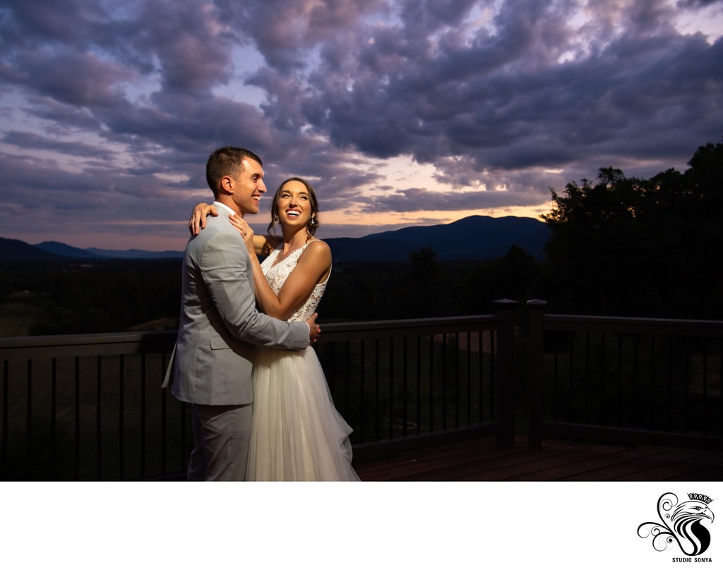 Couple in the Blue Ridge Mountains