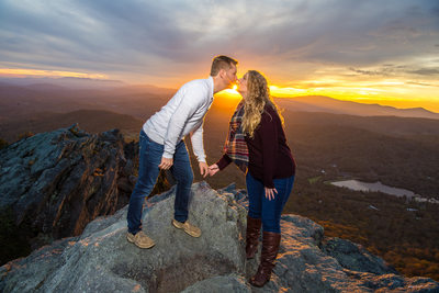 Engagement Session at Grandfather Mountain State Park