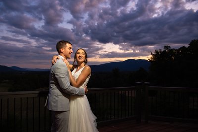 Couple in the Blue Ridge Mountains