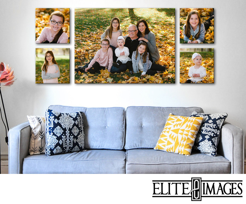 Family Portraits Make Your Living Room