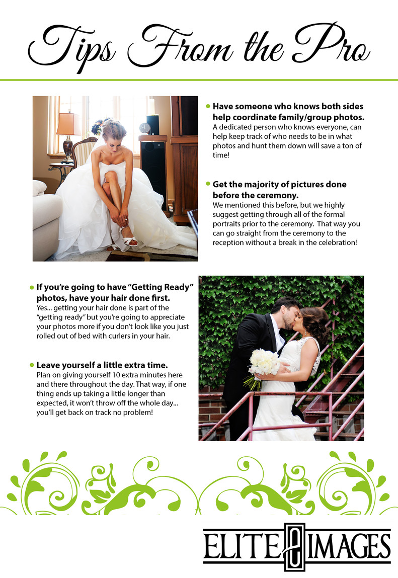 Tips From a Professional Wedding Photographer