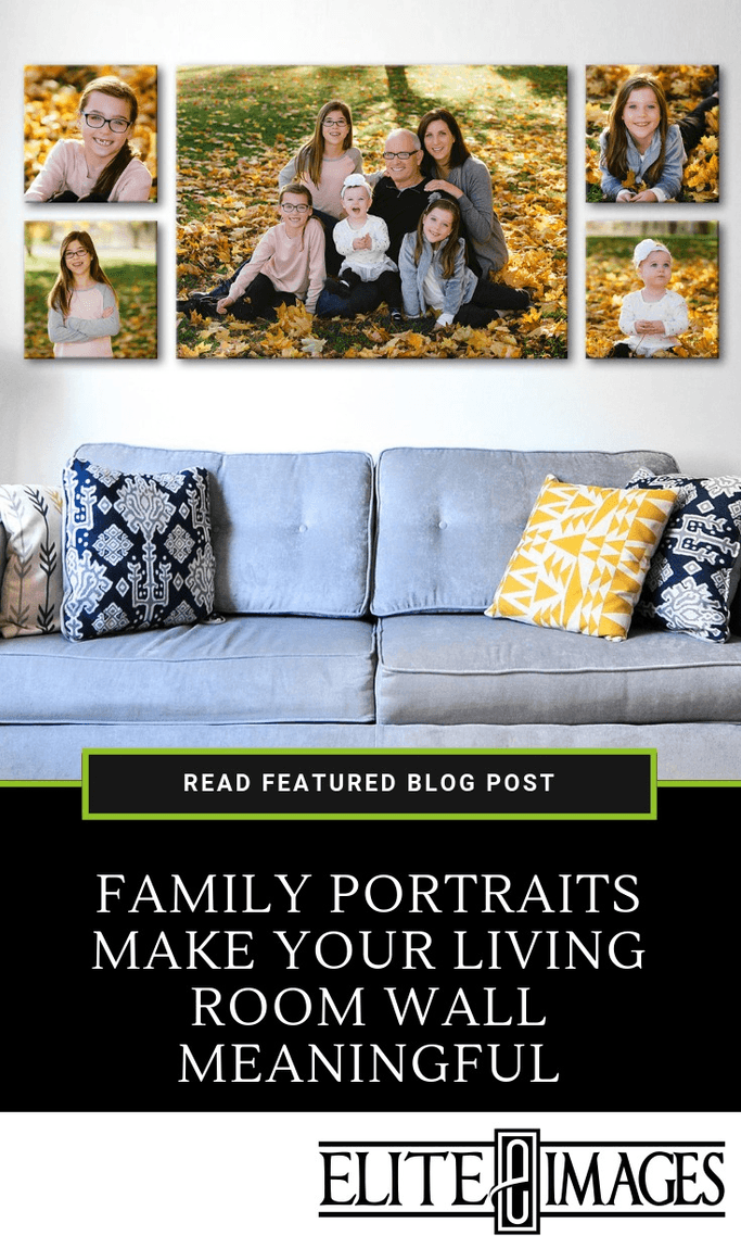 Family Portraits Make Your Living Room Wall Meaningful