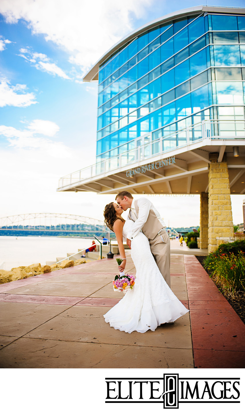 Wedding Photographers at Dubuque Grand River Center