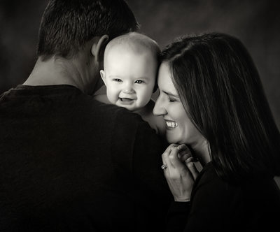 Black and White Family Photography