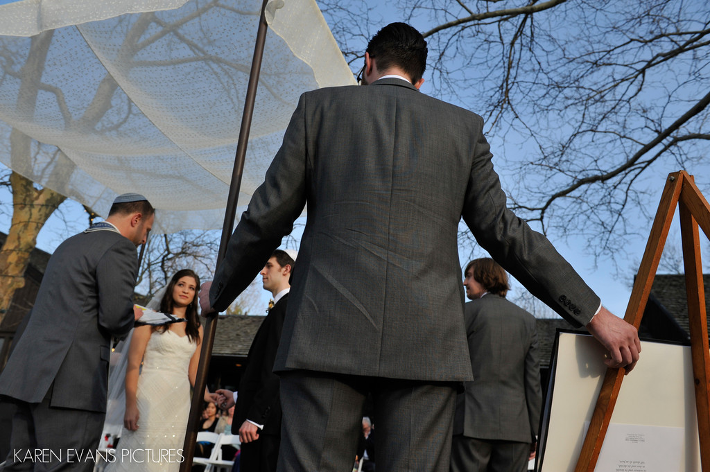 The Darby House Jewish Wedding Ceremony Photos