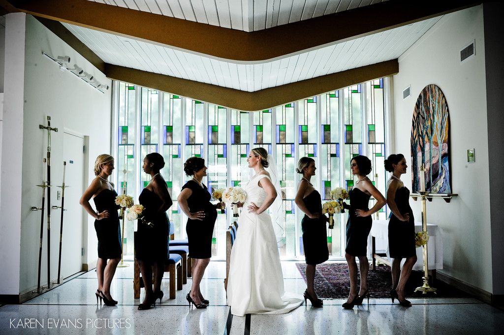 St. Mark's Episcopal Bridal Party Photography