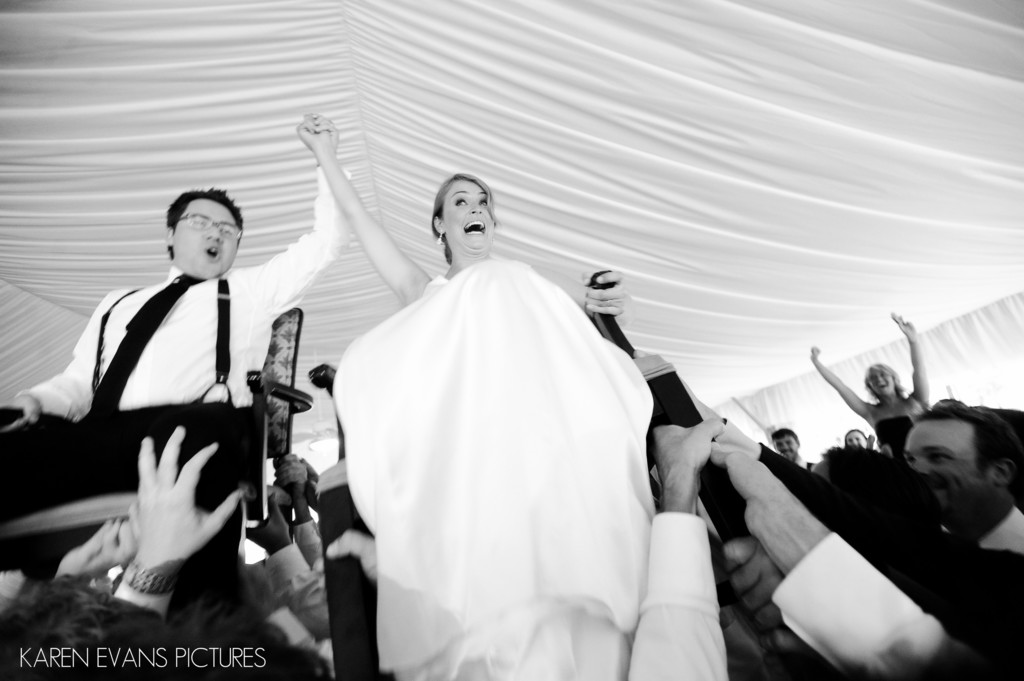 The Hora at Jewish Wedding at The Lakes Westerville