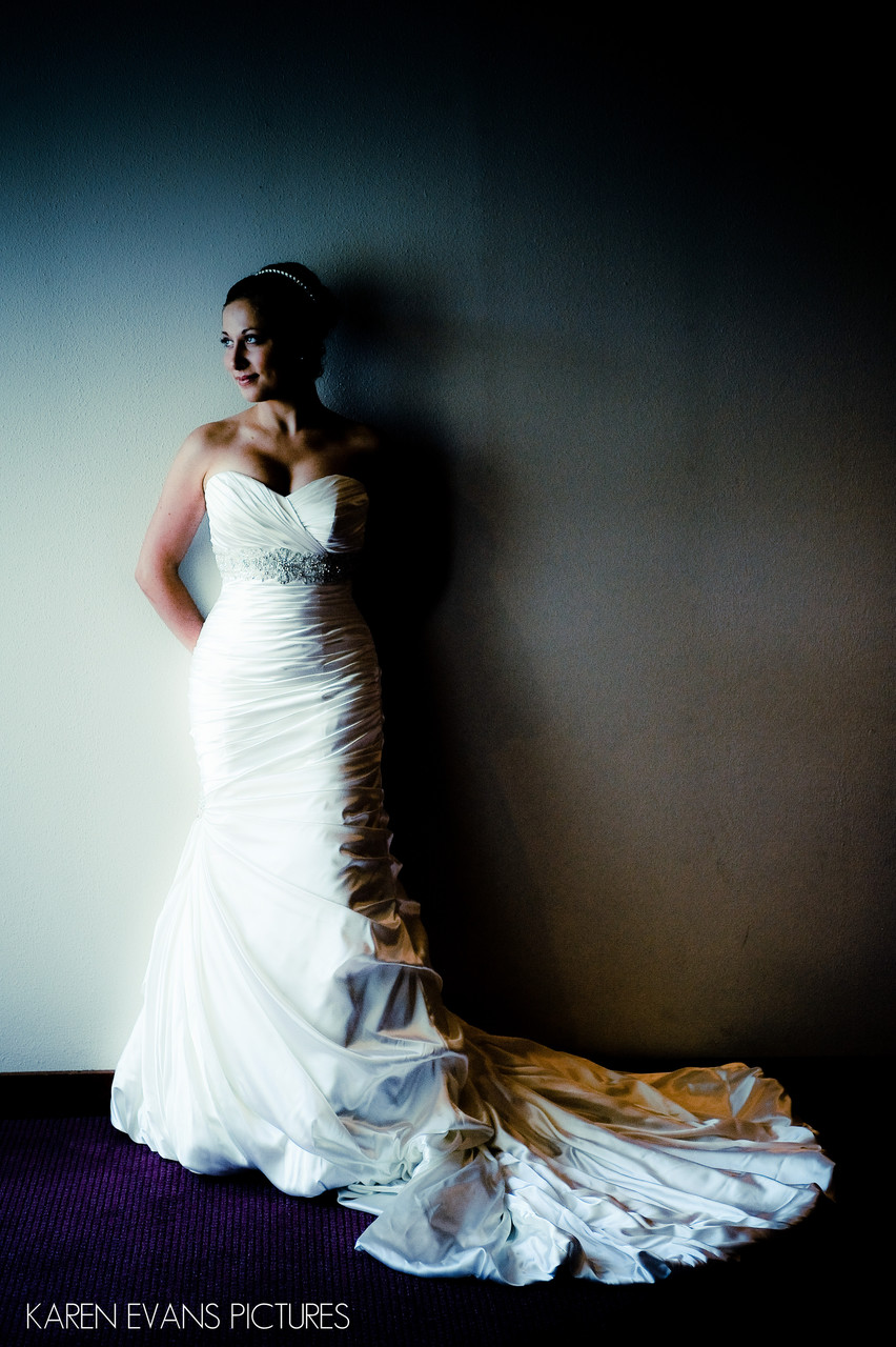 Bridal Portrait at St Joan of Arc in Powell