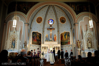 Holy Cross Catholic Church Wedding Photography