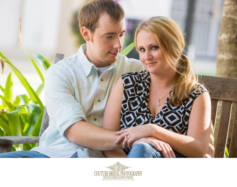 Worth Avenue Palm Beach Engagment Photography Session