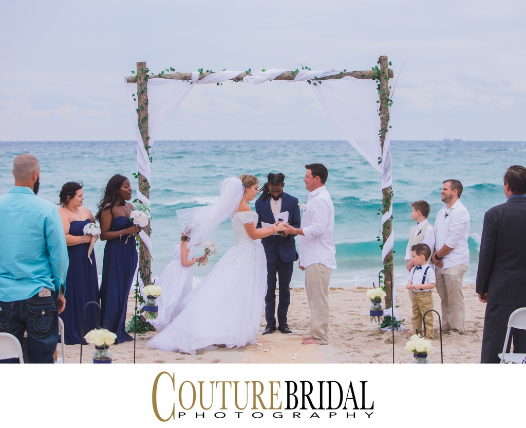 Bahamas Luxury Resort Wedding Portrait